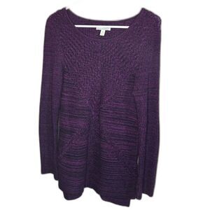 Dana Buchman, Purple, Black, Top, Size: S